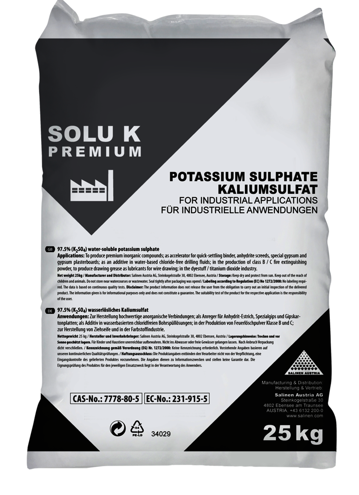 SOLU-K Premium 25kg Sack