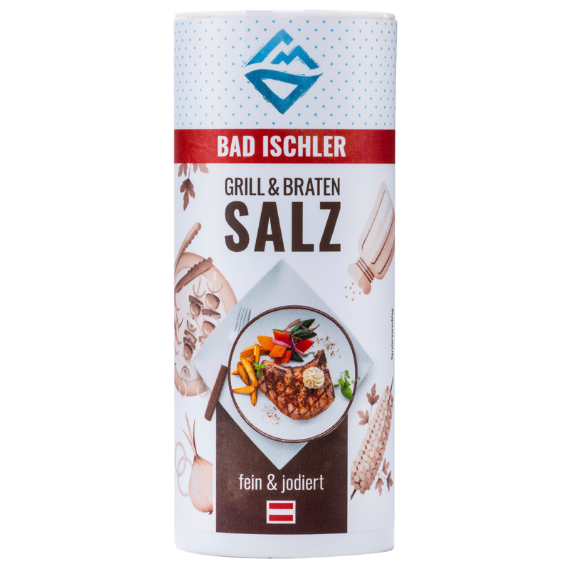 BAD ISCHLER Grill &amp; Braten Salz 90g